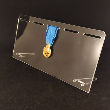 Présentoir en plexiglas pour 6 médailles et décorations militaires