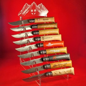 Présentoir en plexiglas pour 9 couteaux de collection