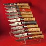 copy of Plexiglas display for 9 collectible knives