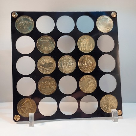 Présentoir pour une médaille / Desktop Acrylic Single Medal Display -   France