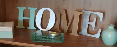 Lettres décoratives personnalisables en bois